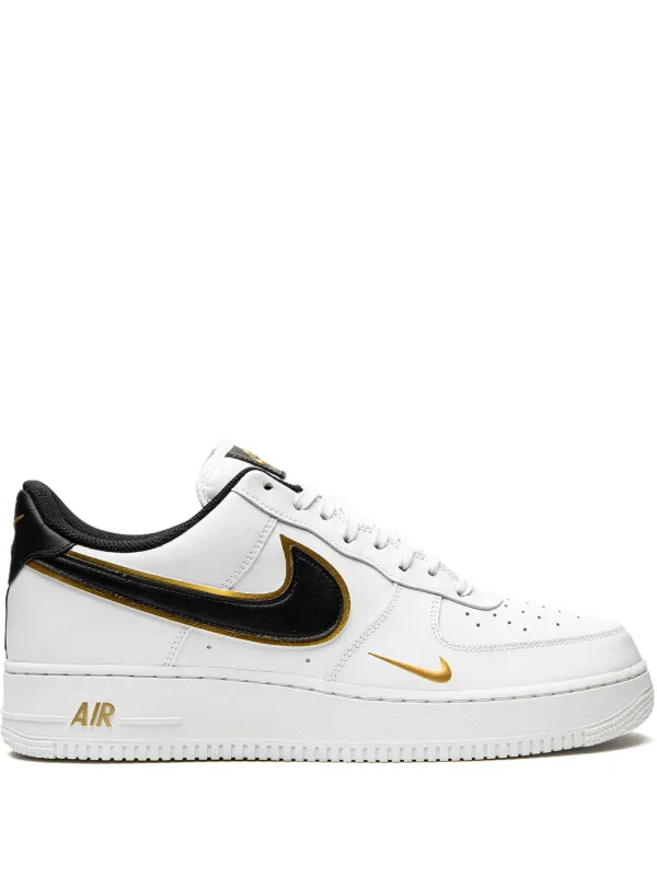 Nike Air Force 1 '07 LV8 White/Black-Metallic Gold-White