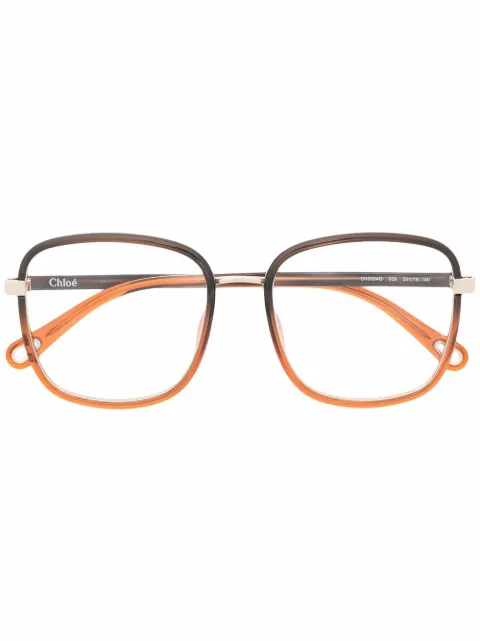 Chloé Eyewear Bril met oversized montuur
