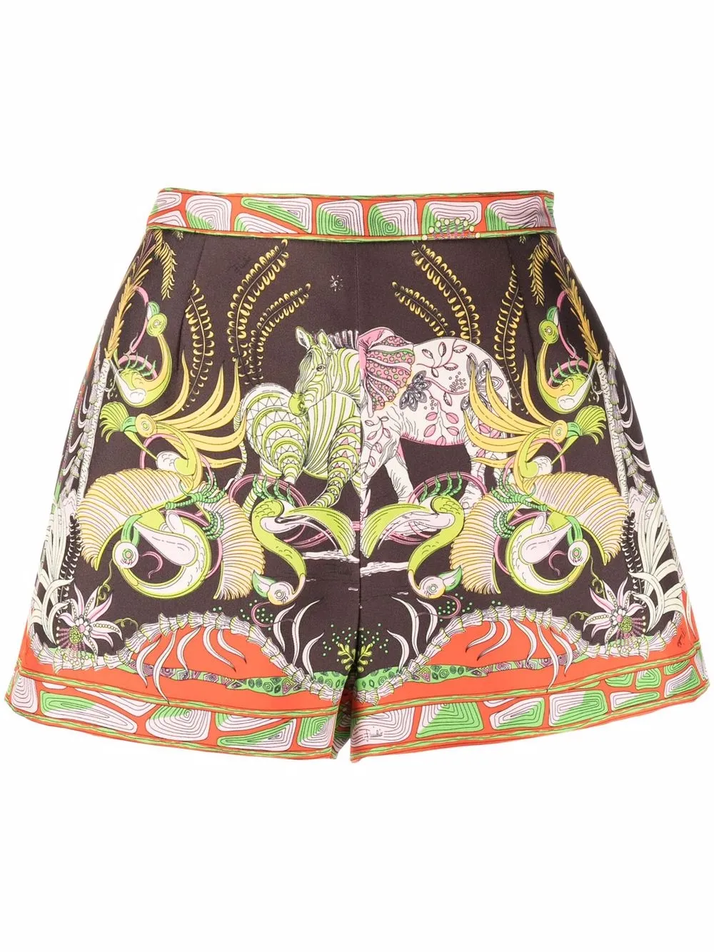 PUCCI graphic-print mini shorts - Brown