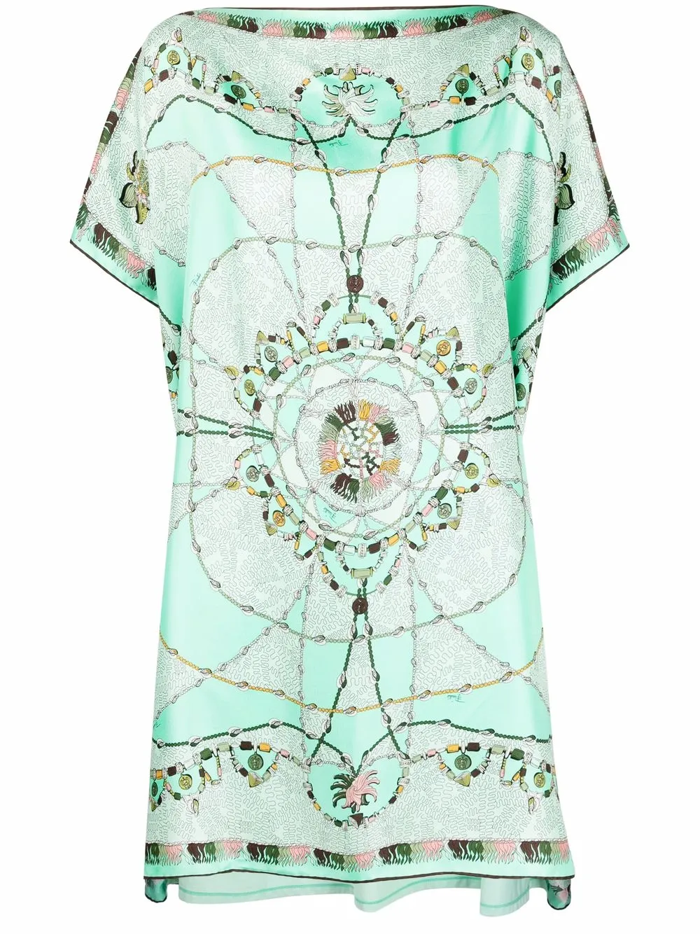 

PUCCI Cyprea-print shift dress - Blue