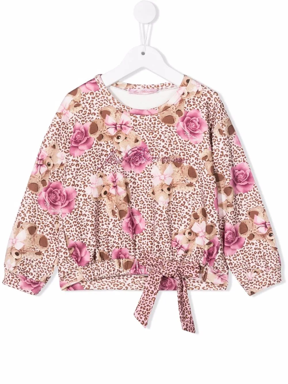 Miss Blumarine джемпер с длинными рукавами и принтом Teddy Bear