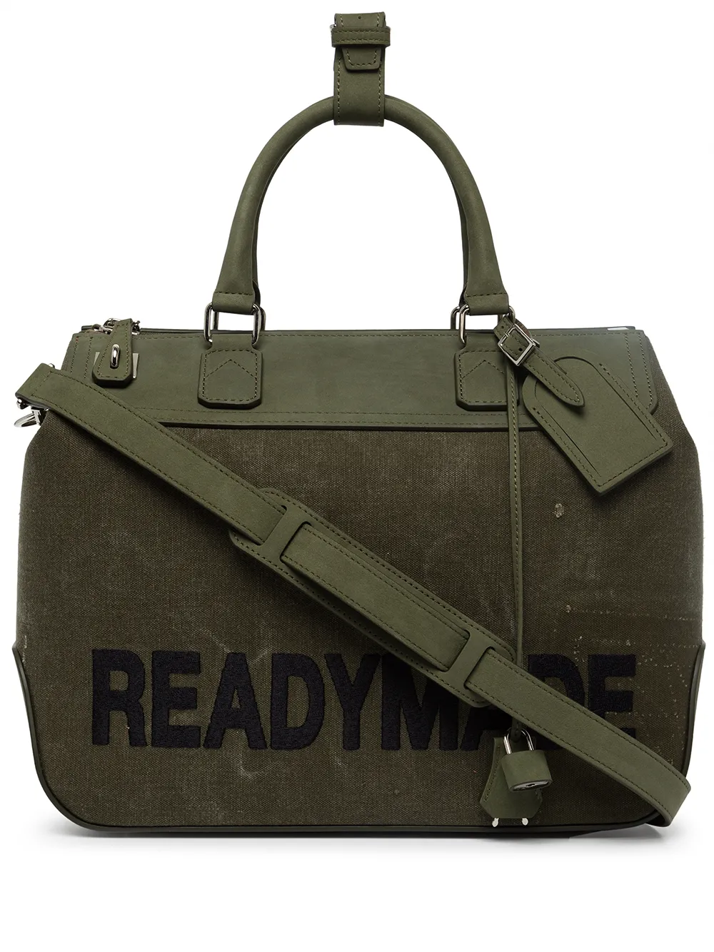 

Readymade tote con logo estampado - Verde