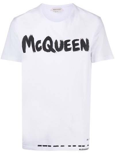 Alexander McQueen - logo-print cotton T-shirt