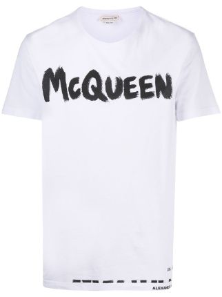 Alexander McQueen アレキサンダー・マックイーン ロゴ Tシャツ - FARFETCH