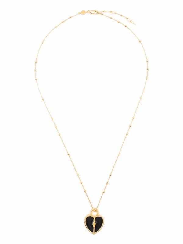 Missoma Heart-Locket 18kt gold-plated 