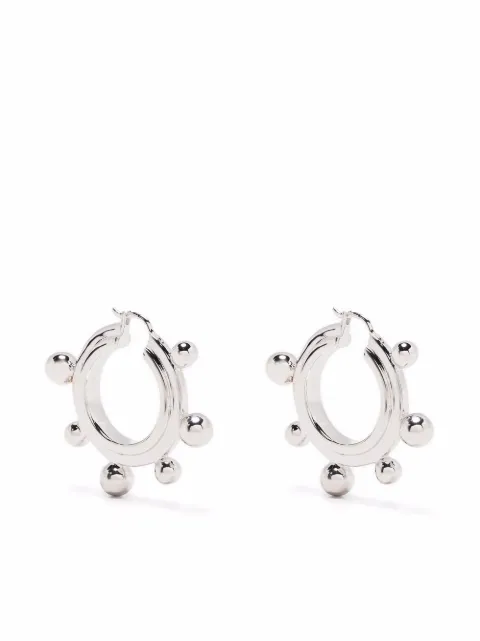 Missoma medium sphere hoop earrings