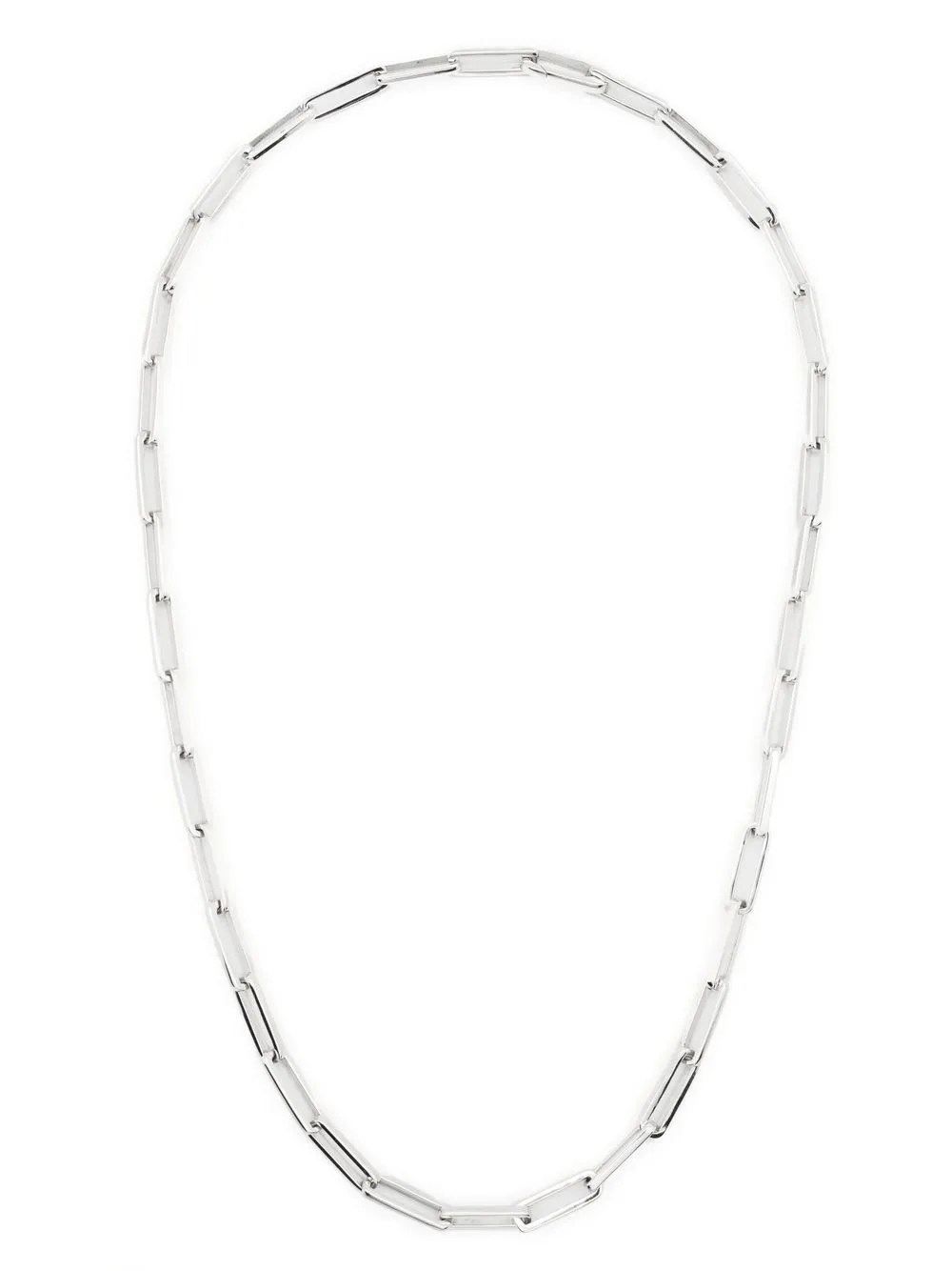 Missoma Silver Plated Chunky Chain Necklace Farfetch 