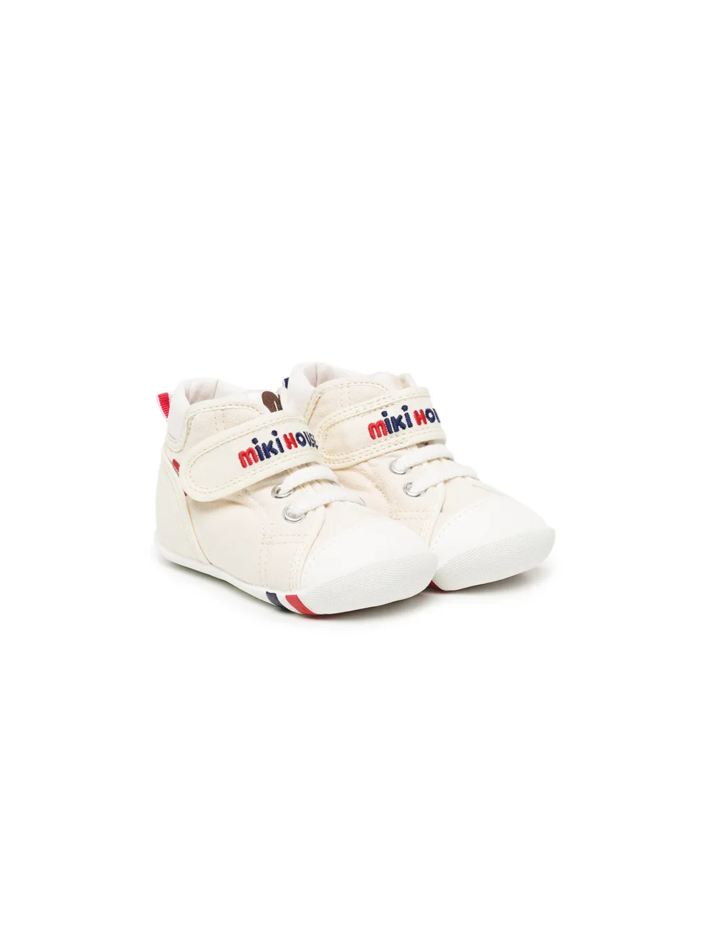 

Miki House tenis altos First Stage Walker - Blanco