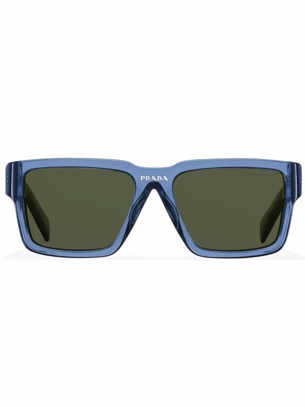 Shop Prada Eyewear Runway rectangle frame sunglasses with Express Delivery  - FARFETCH