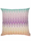 Missoni Home zigzag pattern cushion - Pink