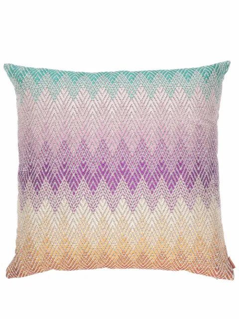 Missoni Home zigzag pattern cushion
