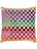Missoni Home checkered print cushion - Pink