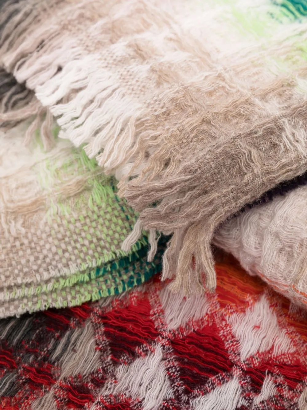 Missoni Home Plaid Check Pattern Throw Farfetch