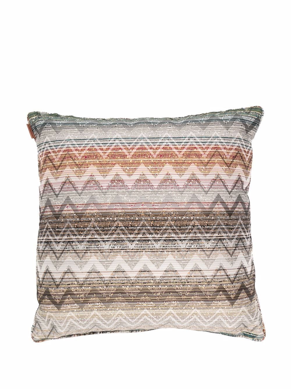 Image 2 of Missoni Home zigzag pattern cushion