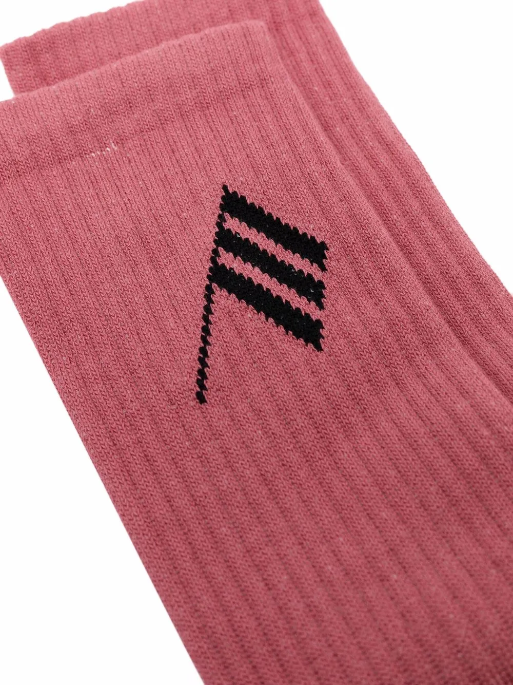 The Attico Sokken met logoprint - Roze