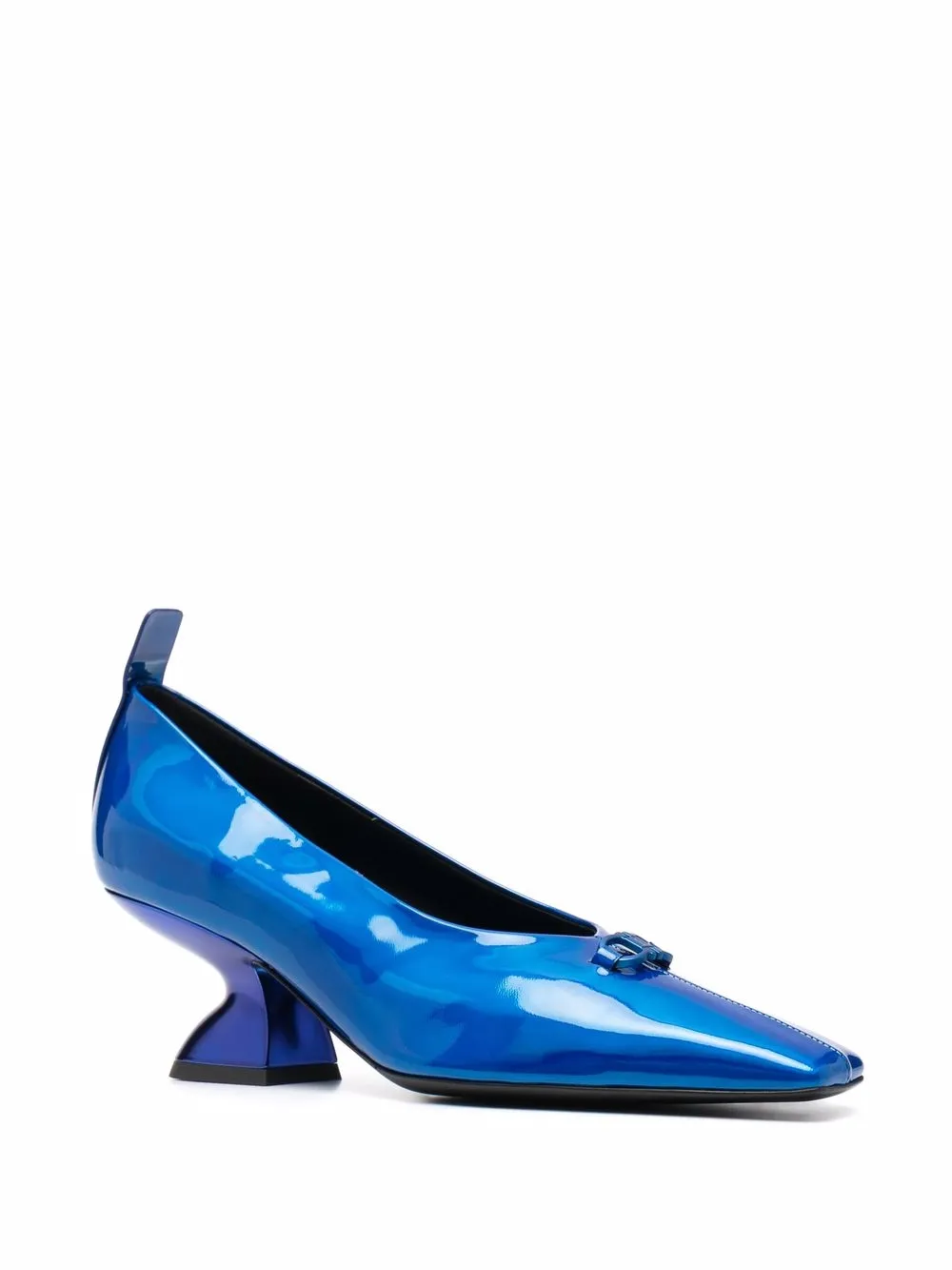  Ferragamo Pumps Mit Design Absatz   Blau 