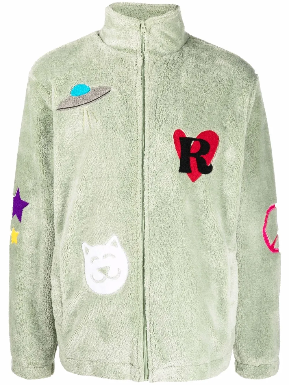 фото Ripndip флисовая куртка с нашивками