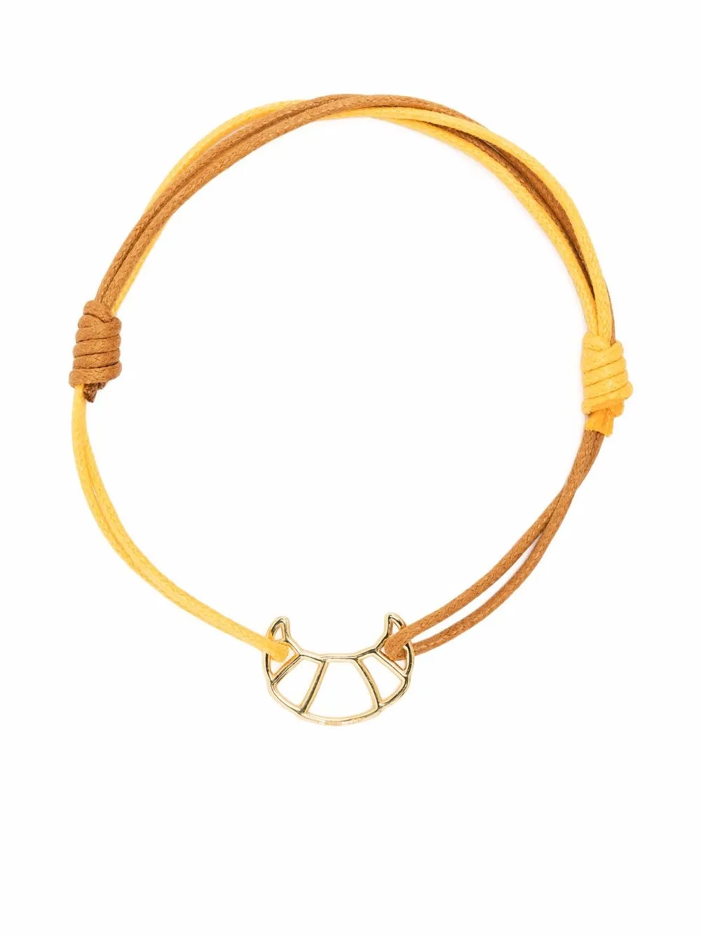 Aliita браслет из желтого золота с подвеской