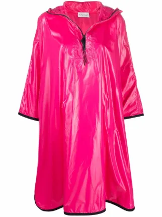 high shine raincoat