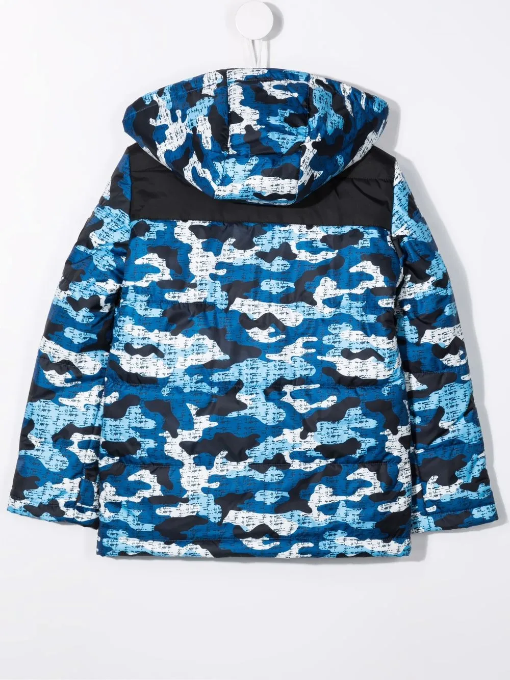 Diesel Kids Jack met camouflageprint - Blauw