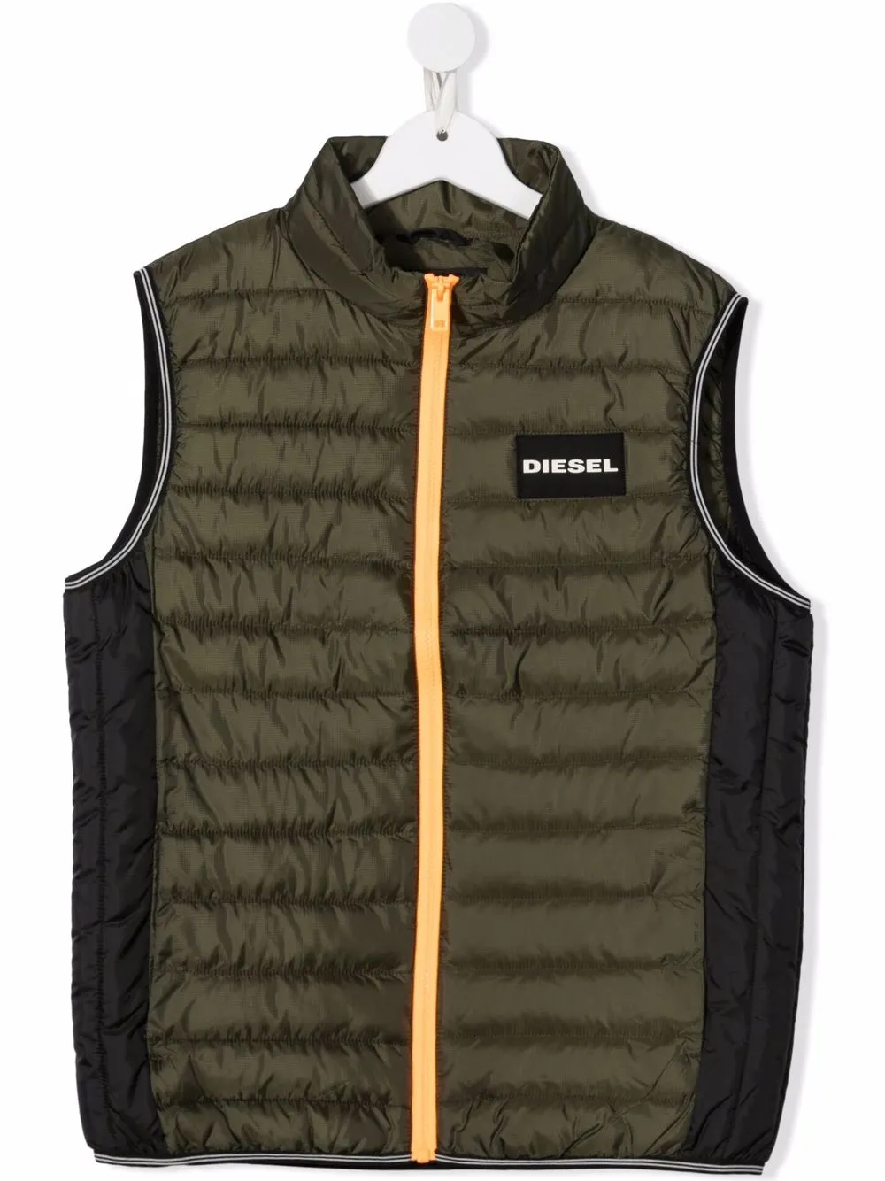фото Diesel kids дутый жилет jaros с нашивкой-логотипом