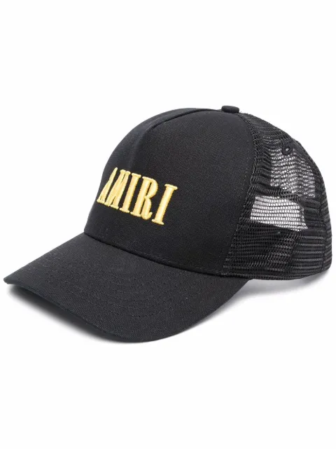 AMIRI Trucker logo-embroidered baseball cap