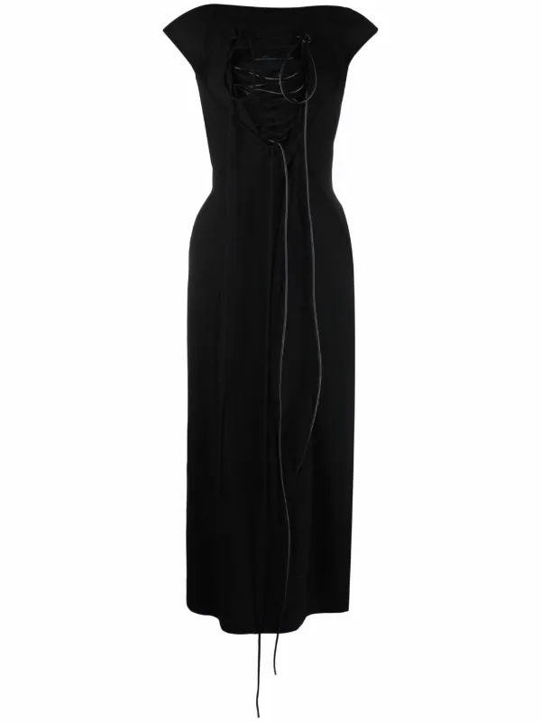 yohji yamamoto black dress