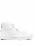 Gianvito Rossi leather high-top sneakers - White