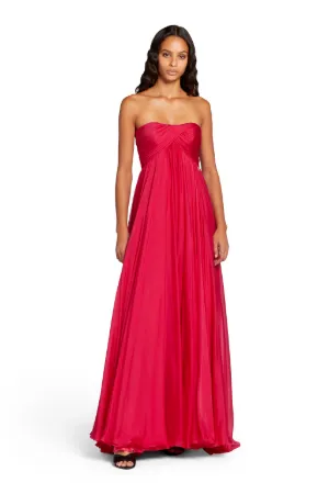 Strapless Silk Maxi Dress - интернет-магазина Roberto Cavalli®