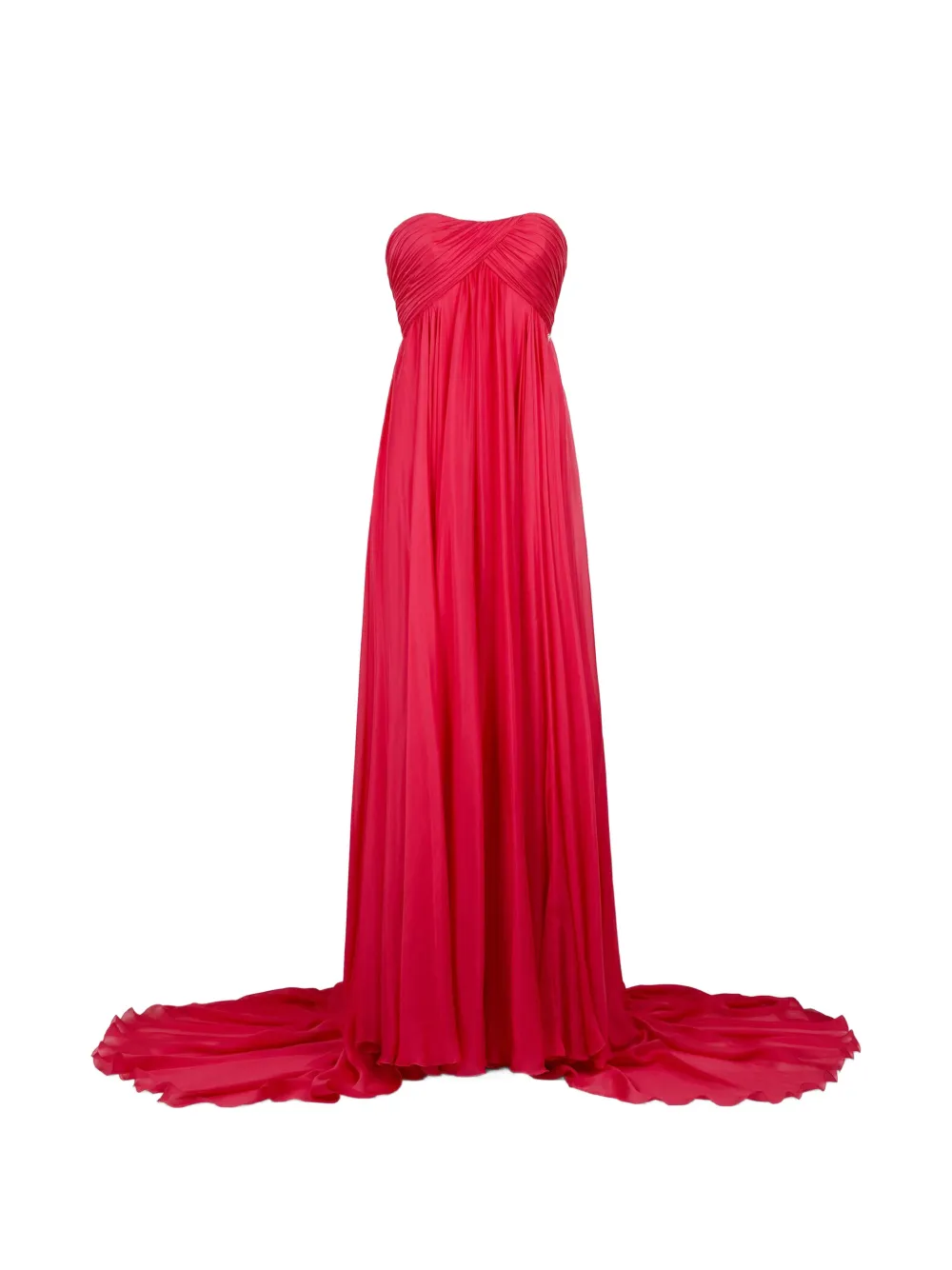 Roberto Cavalli robe-bustier longue à plis - Rose Roberto Cavalli robe-bustier longue à plis - Rose