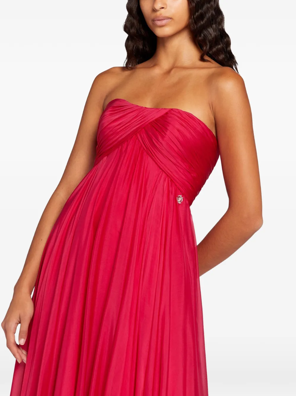 Roberto Cavalli Strapless jurk Roze