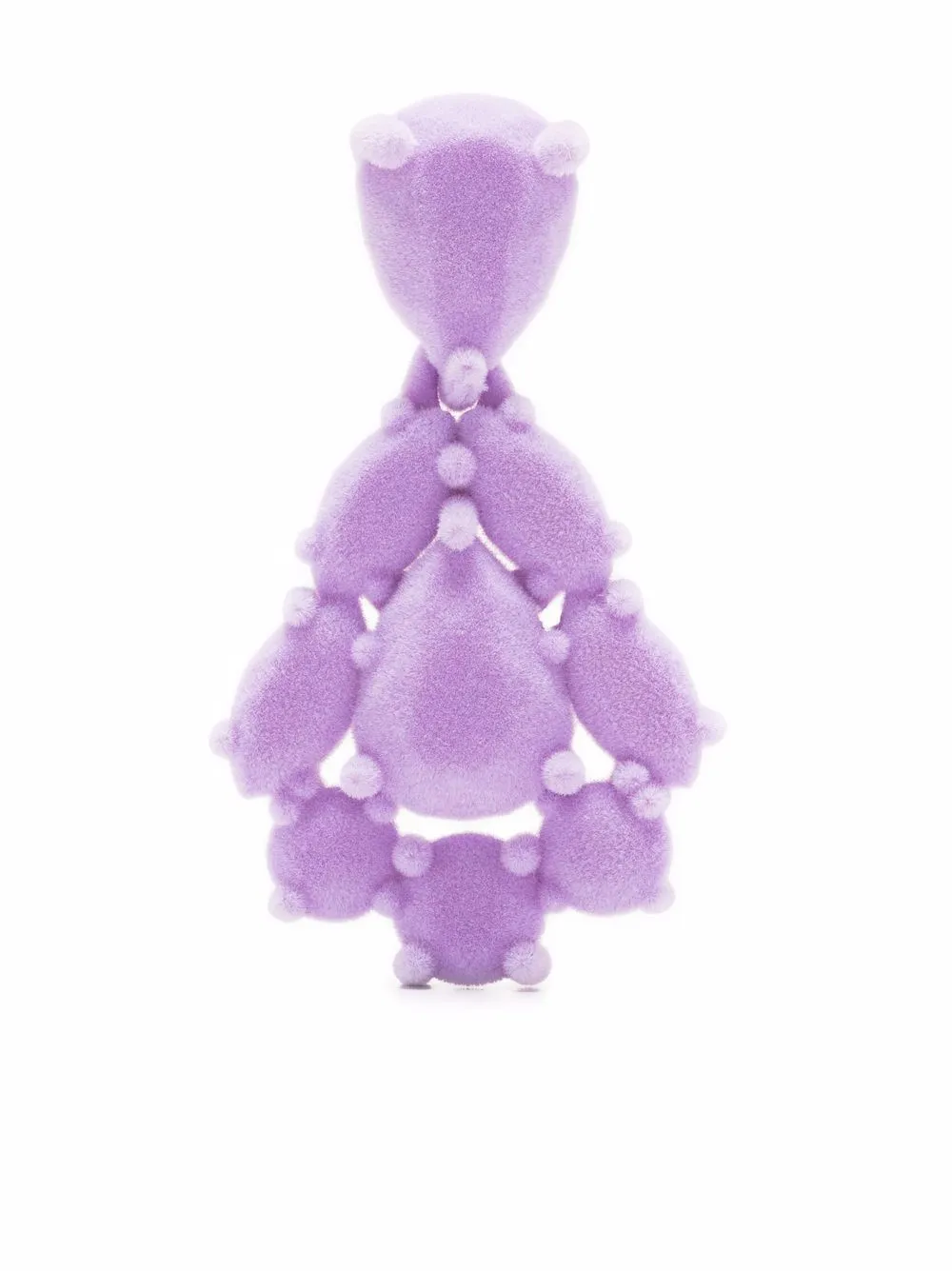 

SHUSHU/TONG velvet tiered earrings - Purple