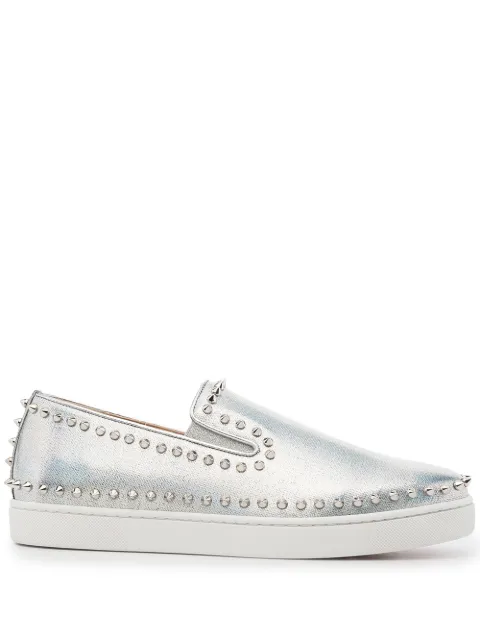 Christian Louboutin Pik Sneakers mit spitzen Nieten
