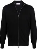 Brunello Cucinelli zip-up knitted cardigan - Black