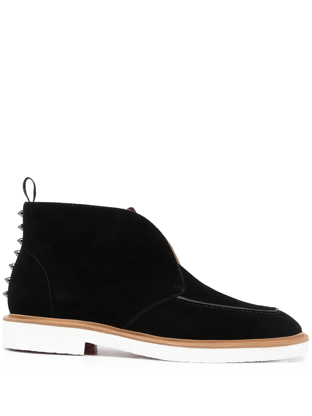 Christian Louboutin Citycrepe spike-stud leather boots | Black | Image 1