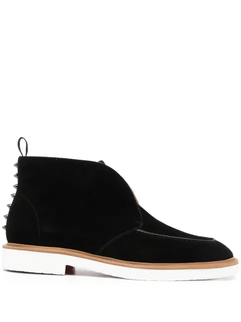 Christian Louboutin Citycrepe spike-stud leather boots