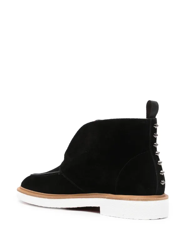 Christian Louboutin Citycrepe spike-stud Leather Boots  display picture 3