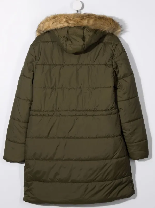 Diesel Kids Jirk Faux Fur Trimmed Padded Coat Farfetch Diesel Kids Jirk Faux Fur Trimmed, Childrens Faux Fur Coats Jackets Matalan