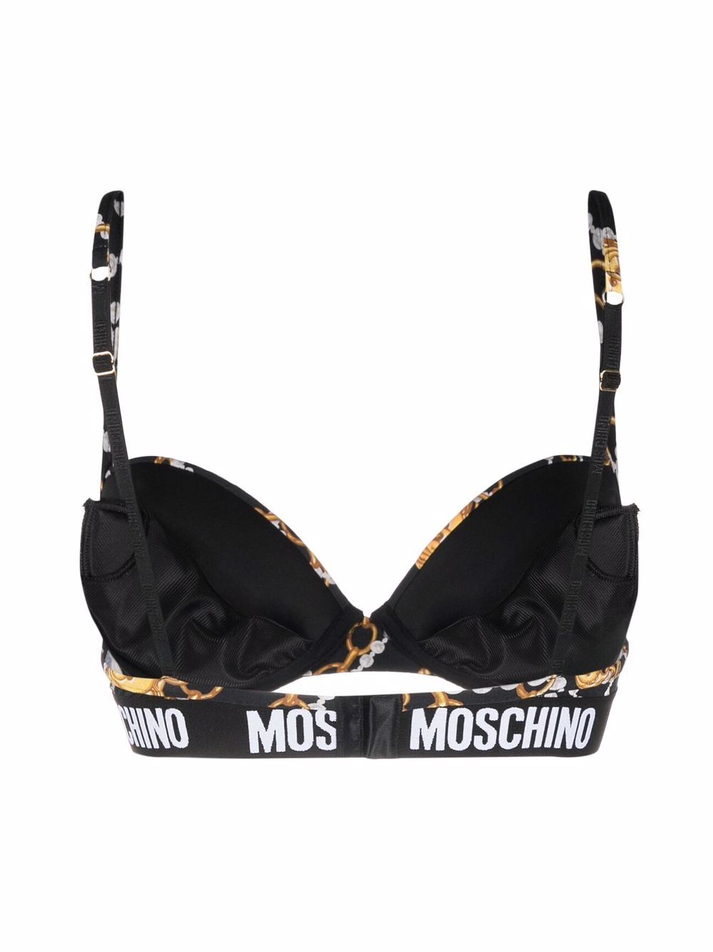 фото Moschino бюстгальтер с логотипом