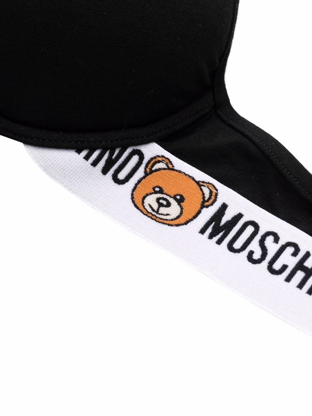 фото Moschino бюстгальтер с логотипом