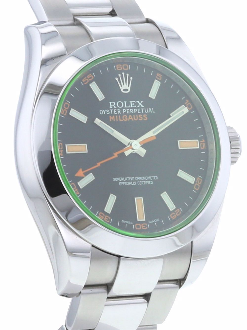 фото Rolex наручные часы milgauss pre-owned 40 мм 2010-х годов