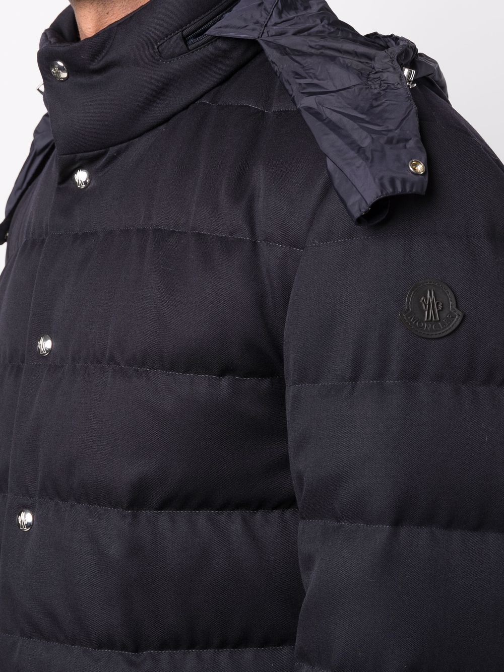 фото Moncler двухслойный пуховик