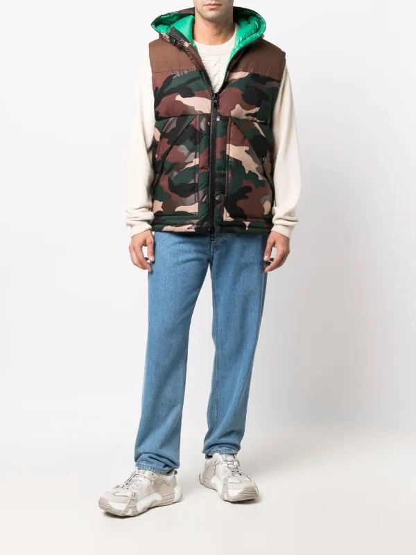 Moncler green clearance camo jacket