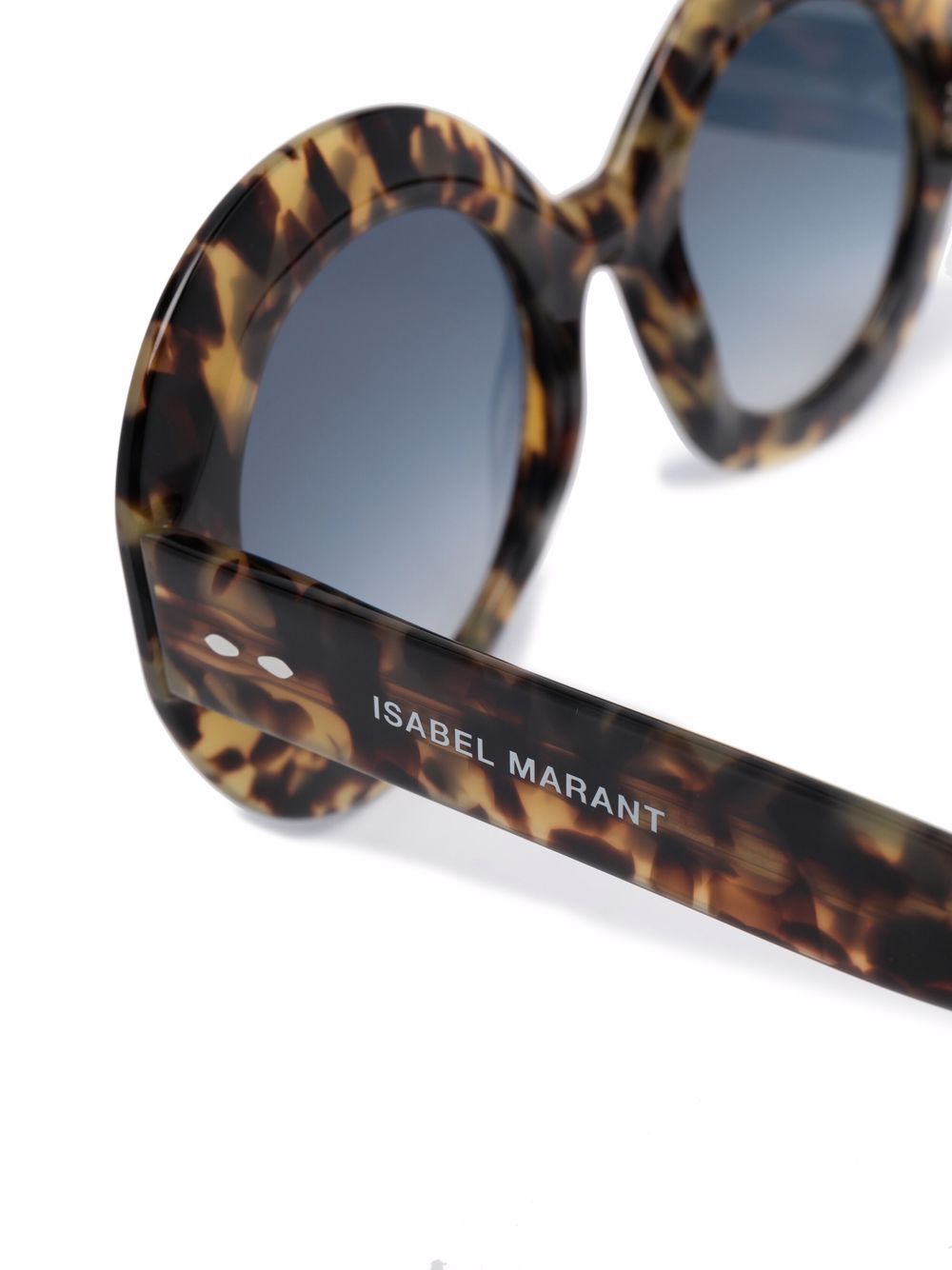 фото Isabel marant eyewear солнцезащитные очки в круглой оправе черепаховой расцветки