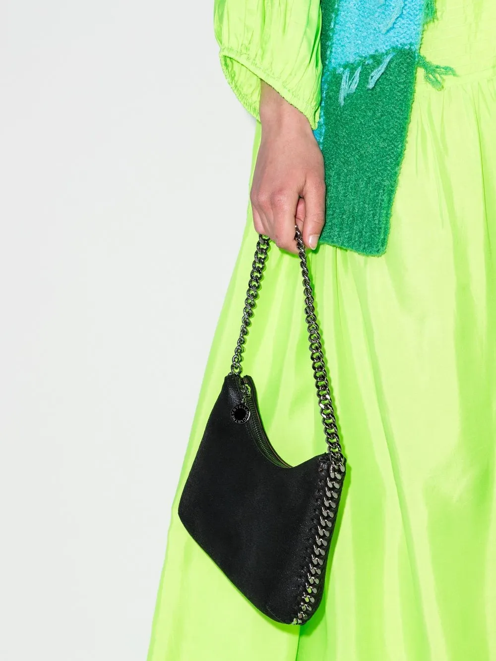 Stella McCartney Falabella kleine schoudertas - Zwart