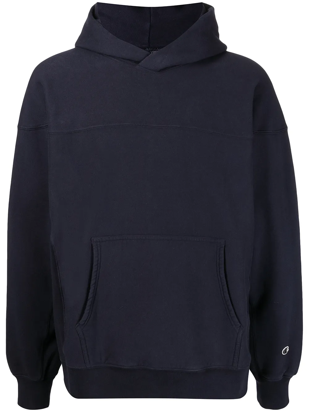 

Champion hoodie con logo bordado - Azul