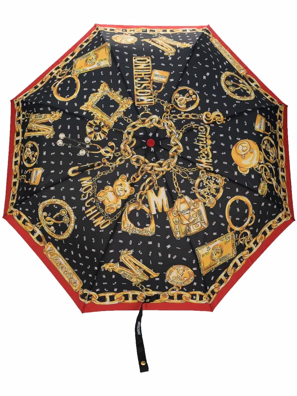 

Moschino Donna Bear Charms printed umbrella - Black