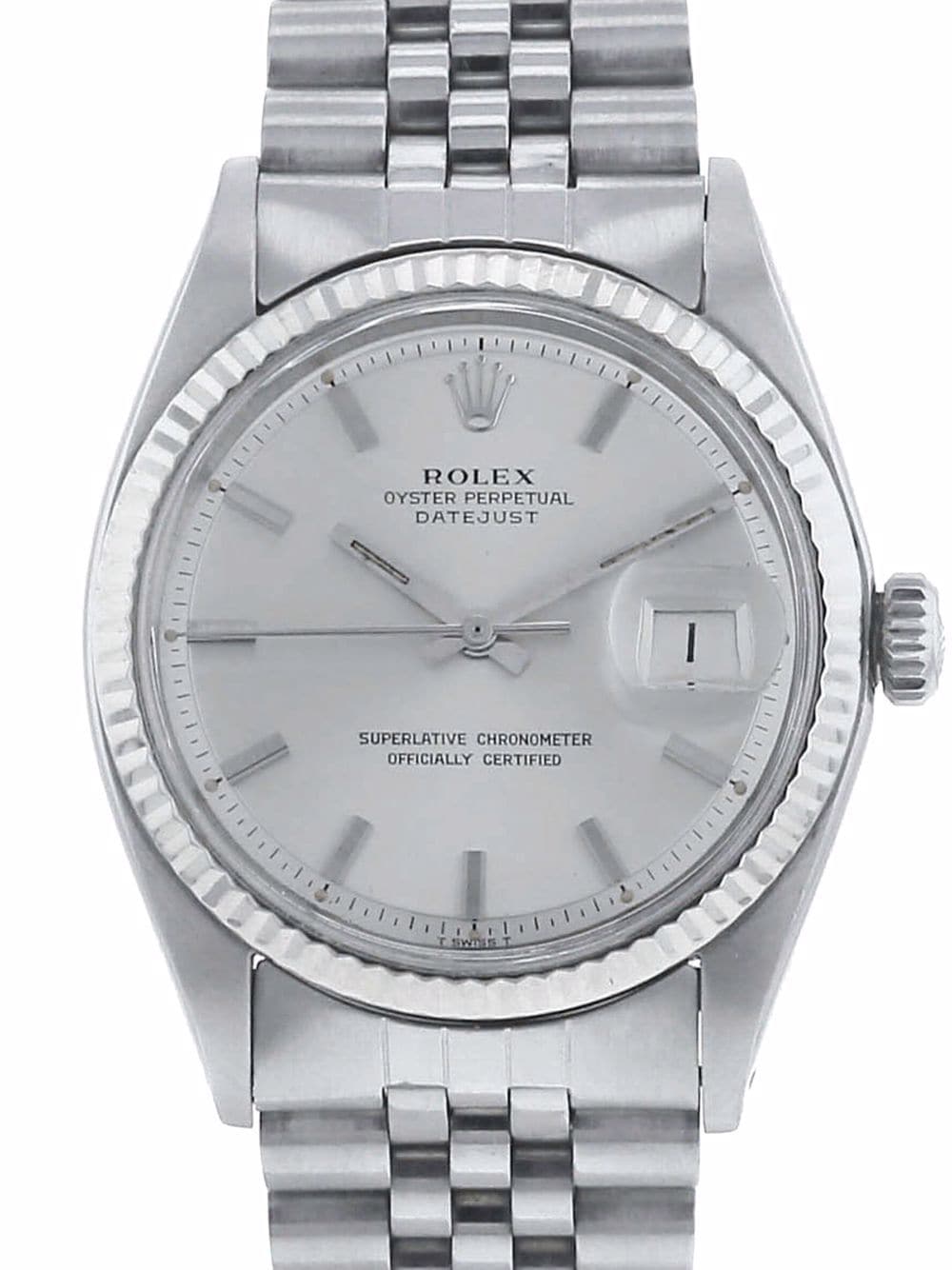 Rolex 1971 pre-owned Datejust horloge - Zilver