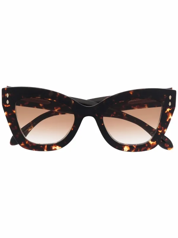 Isabel Marant Tortoise Cat Eye Sunglasses with Brown Lenses Isabel Marant IM 0107/G/S Tortoise Prescription Sunglasses main image 4