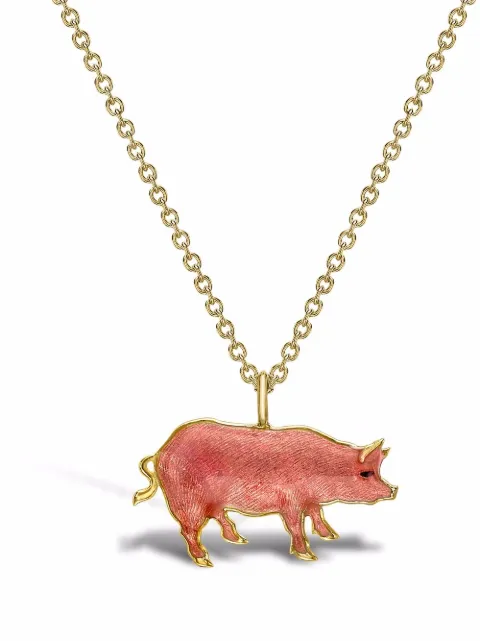 Pragnell collar con dije Zodiac en oro amarillo de 18kt